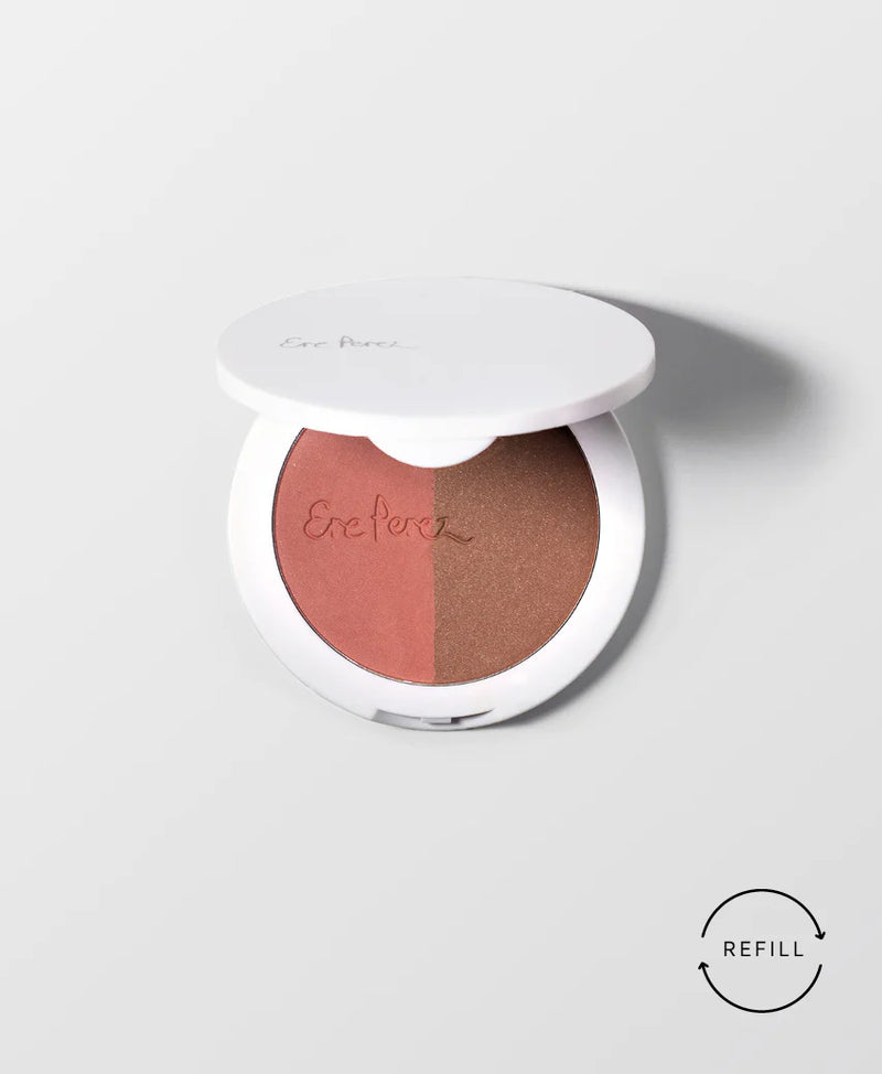 Ere Perez Rice Powder Blush & Bronzer Shade Brooklyn 