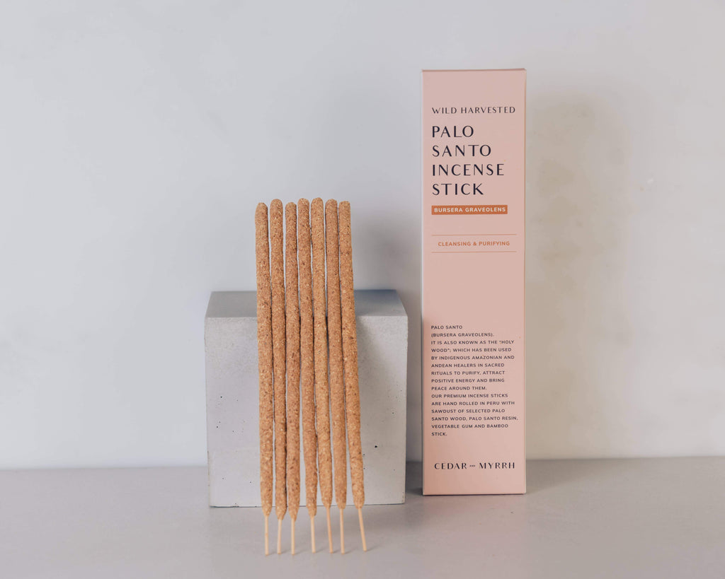 Wild Harvested Hand Rolled Palo Santo Incense Stick 