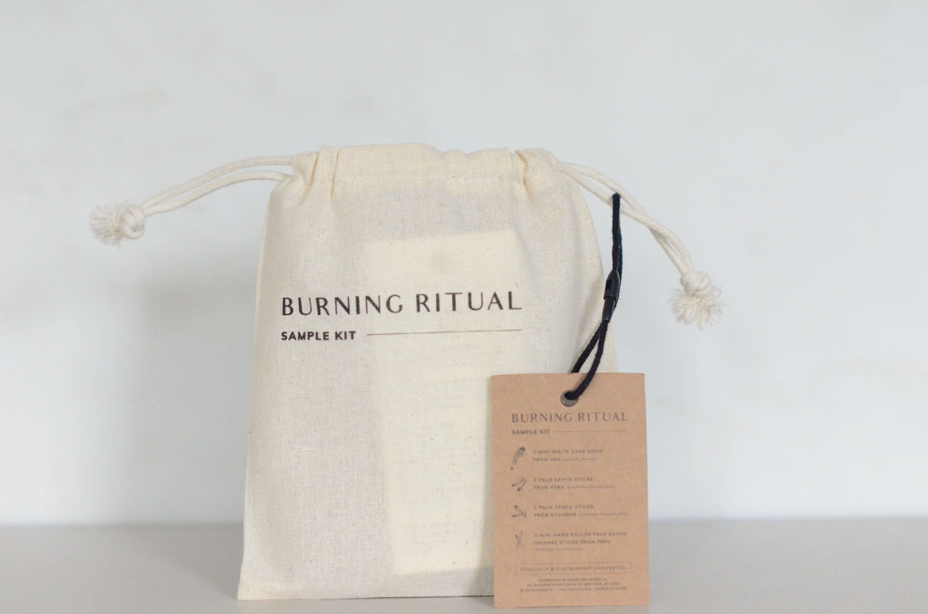 Cedar and Myrrh Burning Ritual Sample Kit