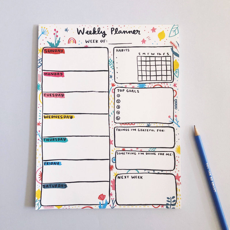 Weekly Planner Notepad