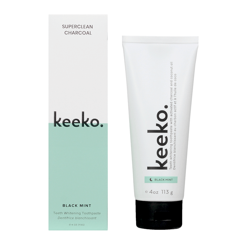 Keeko Superclean Charcoal Teeth Whitening Toothpaste