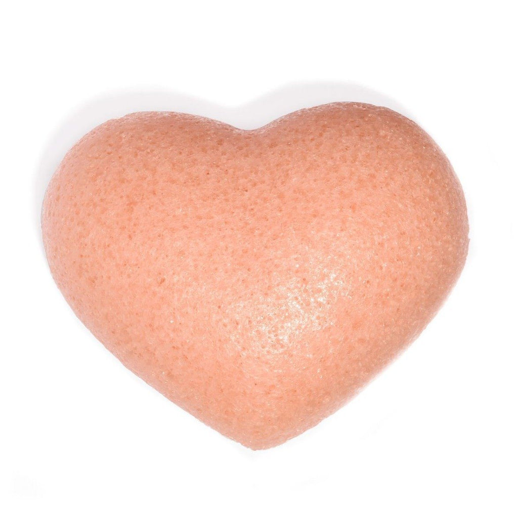 One Love The Cleansing Sponge Rose Clay Heart