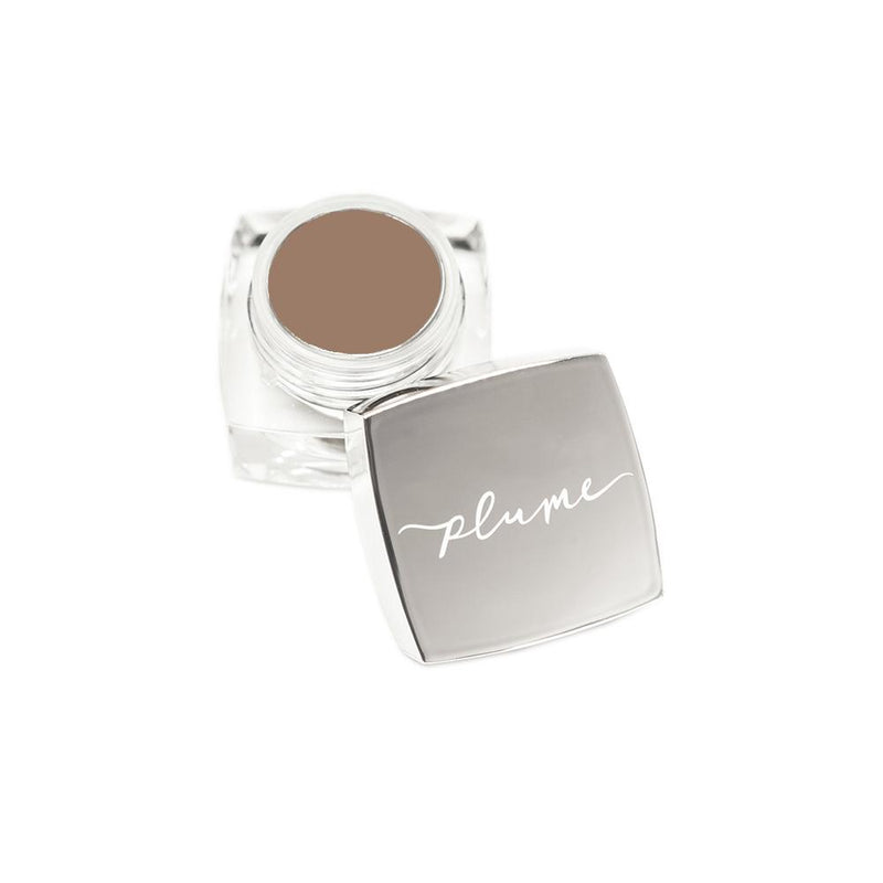 Plume Nourish & Define Brow Pomade with Brush Shade Ashy Daybreak 