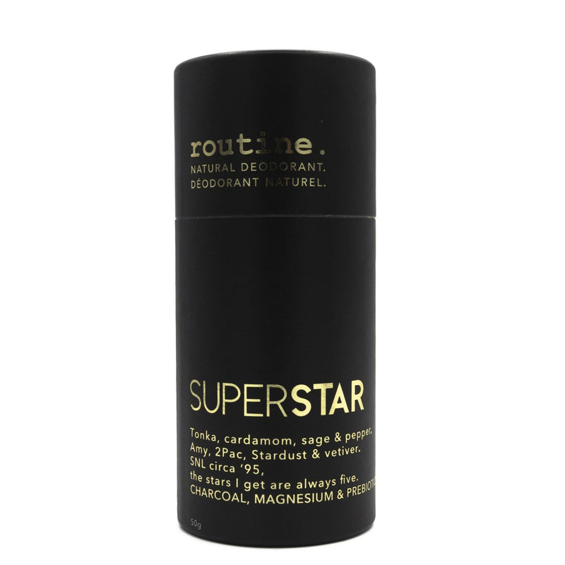 Routine Superstar Deodorant Stick with Activated Charcoal